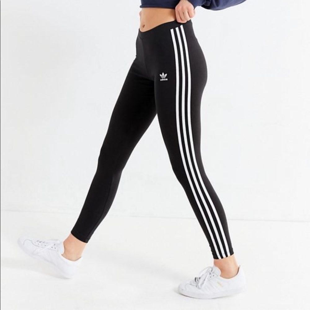 Adidas 3 stripe leggings